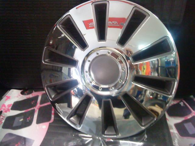 TAPACUBOS CROMADOS 16" MODELO SILVERSTONE (4 UNI) REF. JG06380/6